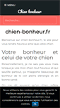 Mobile Screenshot of chien-bonheur.fr